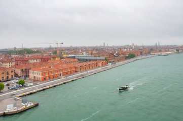 Panorama view of Venice