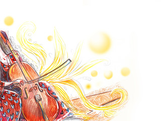 Cello orchestra musical instrument © appler