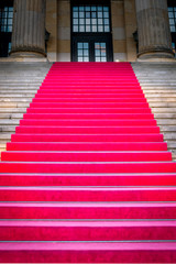 Red Carpet Entrance to An Event