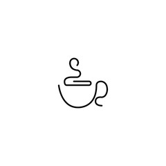 Hot coffee icon 