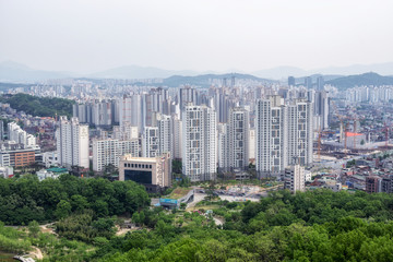 Fototapeta na wymiar view of seoul city