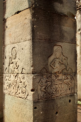 Bayon ruins in Cambodia.