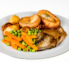 Traditional English Roast Beef Sunday Lunch