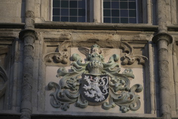 Fototapeta na wymiar Masonry close up in Ghent