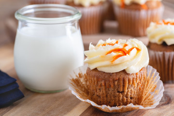 Carrot Cupcakes With Cream Cheese Icing