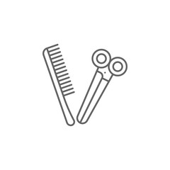 Shave, barber, grooming, mall icon. Element of trade mall icon. Thin line icon for website design and development, app development. Premium icon