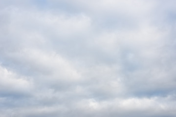 white clouds on blue sky