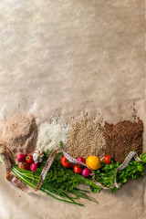 Fresh vegetables. Useful and healthy eating