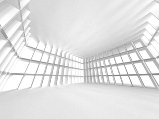 White Architecture Construction Modern Interior Background