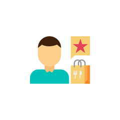 Food delivery, cloche, eat, food, rating, restaurant, review color icon