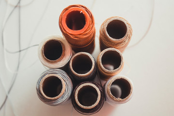  Threads for sewing genuine leather. Waxed threads