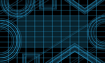 Black geometric background, office style, space for text or design.