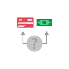 food, money, payment, restaurant color icon