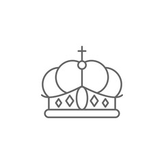 Crown, Holland icon. Element of Holland icon. Thin line icon for website design and development, app development. Premium icon