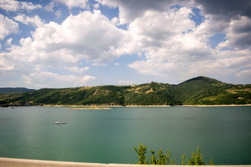 Scenic view of a lake 