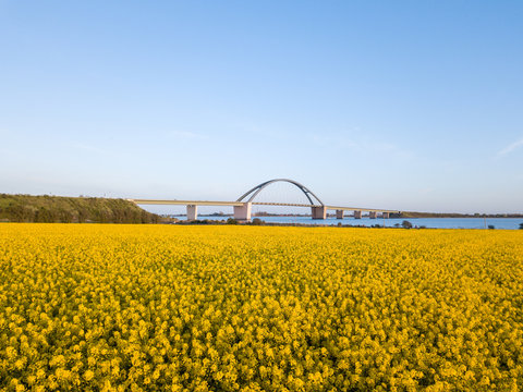 Fehmarn Bridge Aerial View