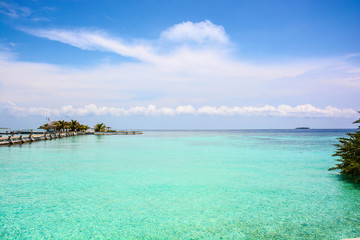 Fototapeta na wymiar backgrounds maldives atoll