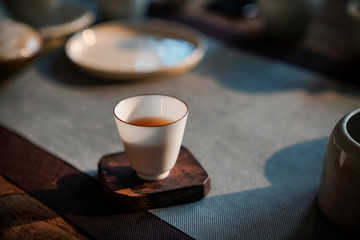 A cup for tea tasting