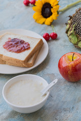 Delicious and sumptuous breakfast