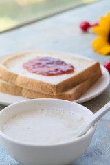 Delicious and sumptuous breakfast