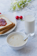 Delicious and sumptuous breakfast