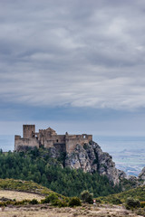 Fototapeta na wymiar Loarre mediaeval Castle, 11th century. Huesca, Aragon, Spain