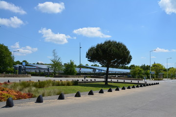 Saint-Herblain - Ombrières photovoltaïques sur parking