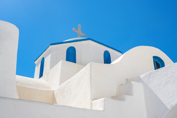 Cycladic greek orthodox church on Paros island