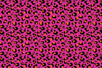 leopard pattern on purple background  © Auncha