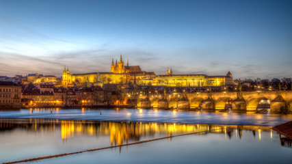 Prague Castle and Charles Bridge