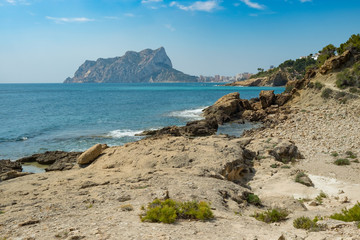 Benisa coastline towards Calpe