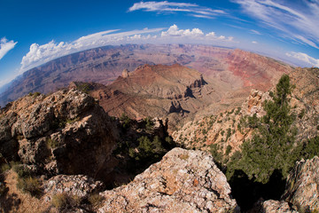グランドキャニオンのパノラマビュー