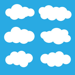 Clouds icon , vector illustration - Vector