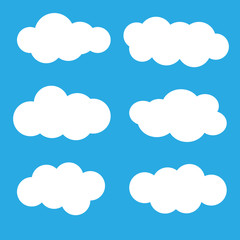 Obraz premium Clouds icon , vector illustration - Vector