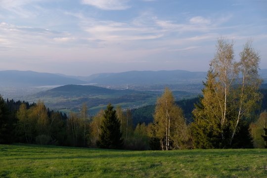 Polska, Beskid Żywiecki  - Magura, Hala Magura