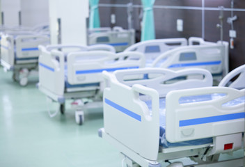 Mobile Hospital Bed, electric Variable Height,Medical Equipment.
