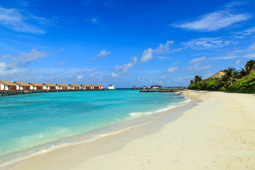 Fototapeta na wymiar The charming scenery of maldives