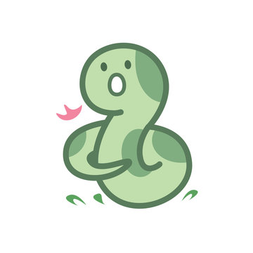 snake cartoon character cute isolated on white background, beautiful snake cartoon characters cute, clip art snake blue lovely and funny, clipart snake mascot cartoon green pastel color