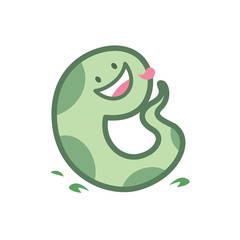 snake cartoon character cute isolated on white background, beautiful snake cartoon characters cute, clip art snake blue lovely and funny, clipart snake mascot cartoon green pastel color