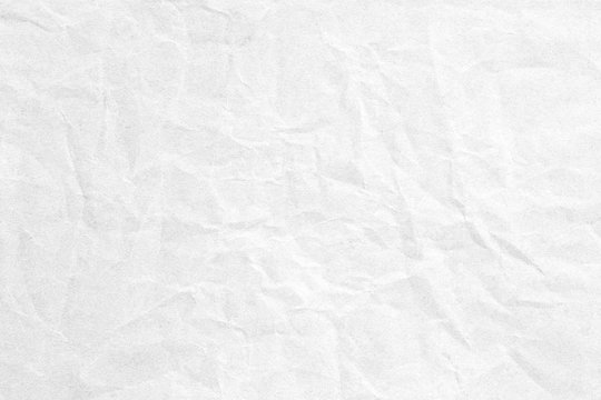 Crumpled white paper texture