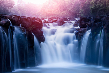 sunlight Waterfall Pha Suam