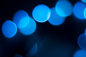 bokeh blue