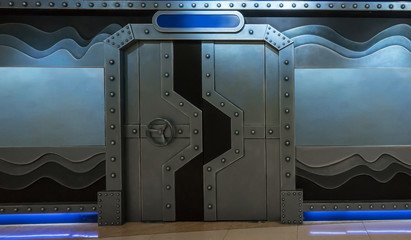 Sci-fi Scene, Spacecraft Metal Gate © onlyyouqj