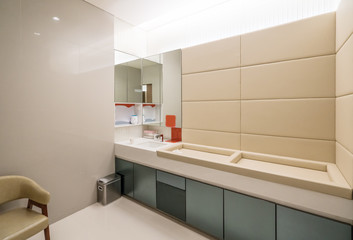 Public toilets for mothers and babies in shopping malls