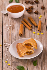 Florentines sweet puff pastries. 