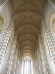 Grundtvig's church in Copenhagen, Denmark.The rare example of expressionist church architecture. Stunning interior designed by Peder Vilhelm Jensen-Klint