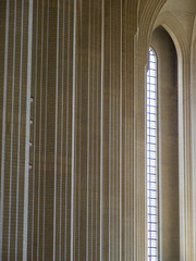 Grundtvig's church in Copenhagen, Denmark.The rare example of expressionist church architecture....