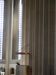 Grundtvig's church in Copenhagen, Denmark.The rare example of expressionist church architecture....