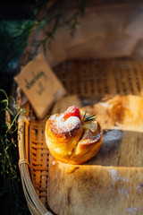 Bakery and Strawberry with Natural light 