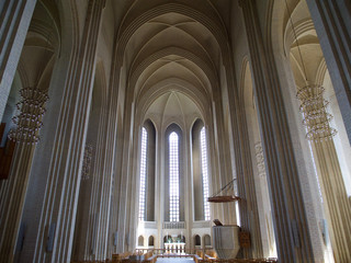 Grundtvig's church in Copenhagen, Denmark.The rare example of expressionist church architecture....